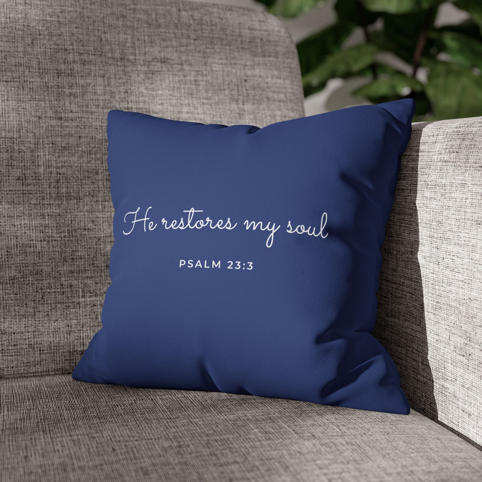 Pillow Cover Christian Minimal Home Décor Faith Design Colorful Pillow Case Bible Verse