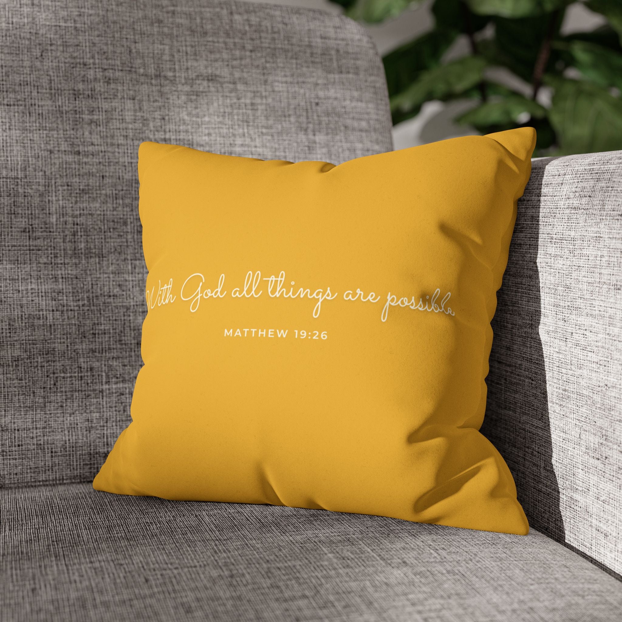 Pillow Cover Christian Minimal Home Décor Faith Design Colorful Pillow Case Bible Verse