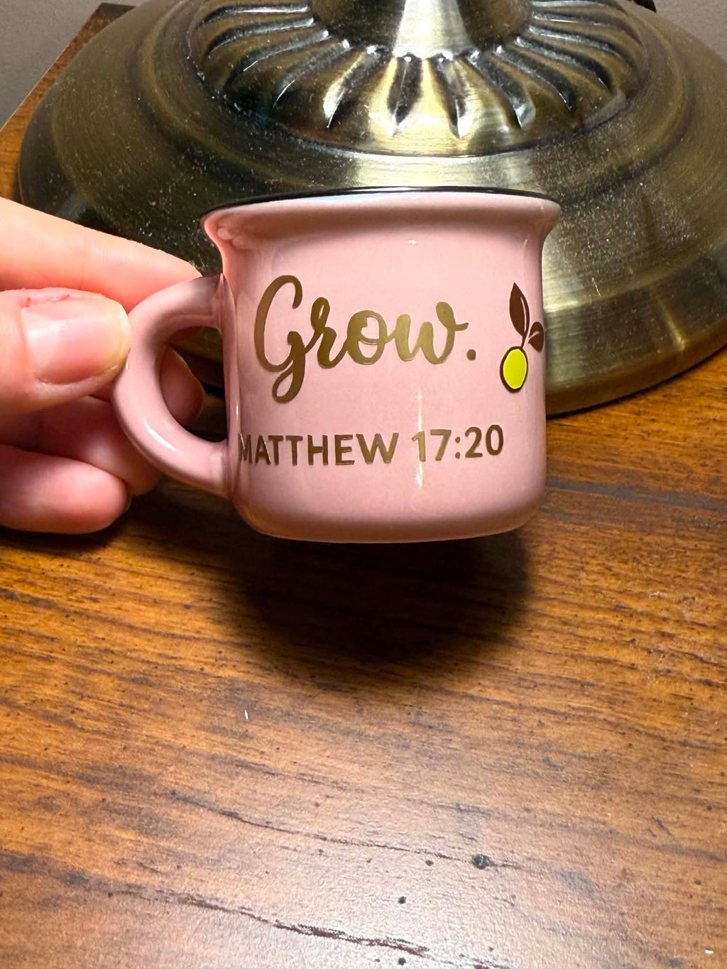 Personalized Christian Mini Espresso Mug 2oz Bible Verse Ceramic Cup Gift for Coffee Lover