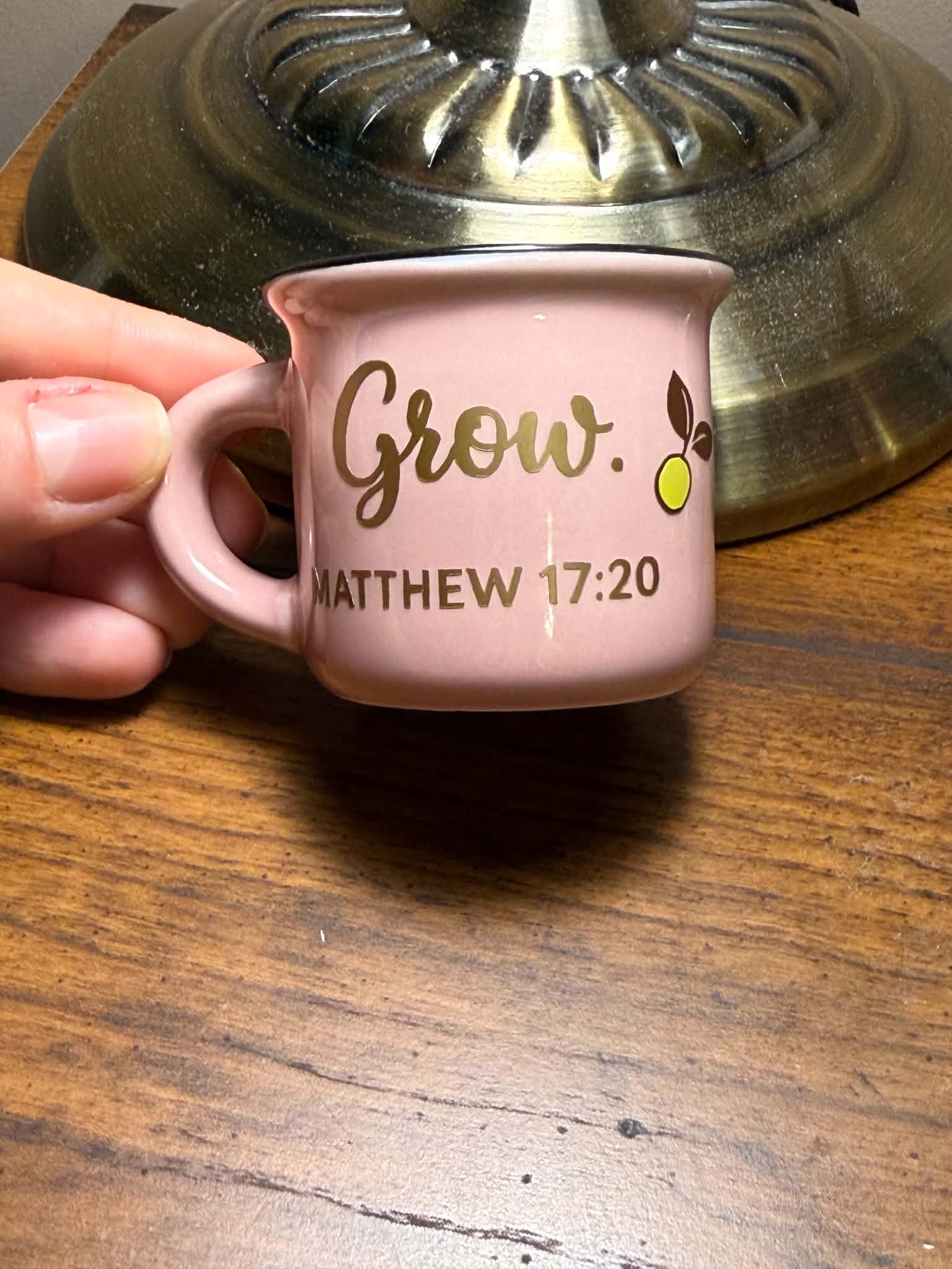 Personalized Christian Mini Espresso Mug 2oz Bible Verse Ceramic Cup Gift for Coffee Lover
