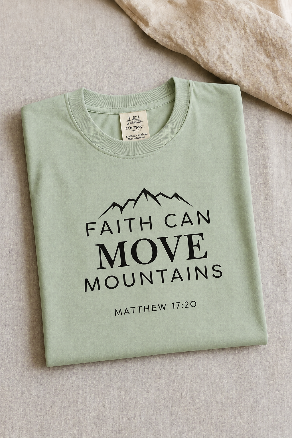 Christian Student Graduation Day Gift Faith Inspirational T-shirt Bible Verse Meaningful Present For Graduates