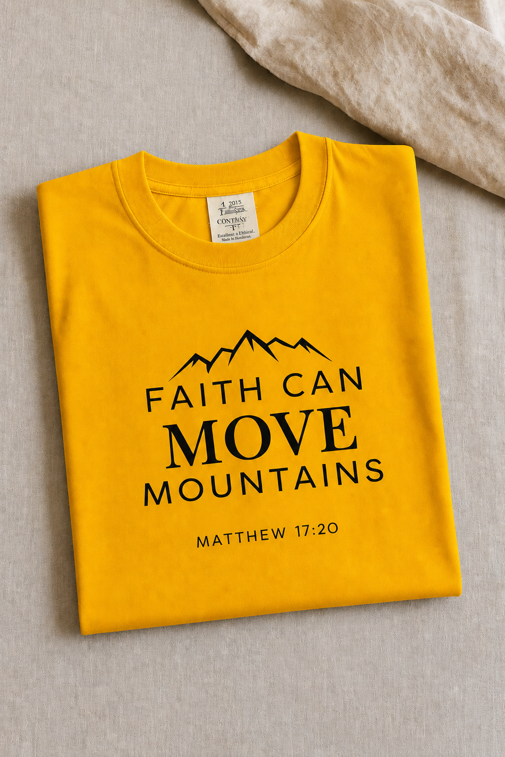 Christian Student Graduation Day Gift Faith Inspirational T-shirt Bible Verse Meaningful Present For Graduates