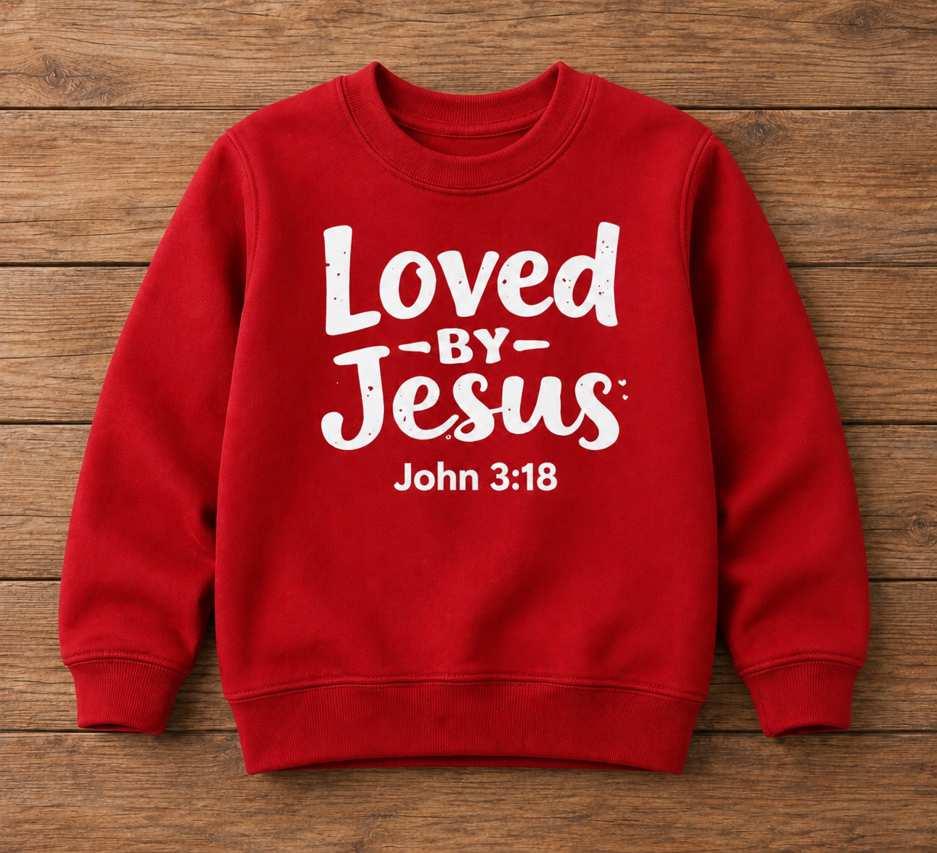 Kids Sweatshirt Christian Faith Apparel Custom Names and Bible Verse Sweatshirt Gift for Children