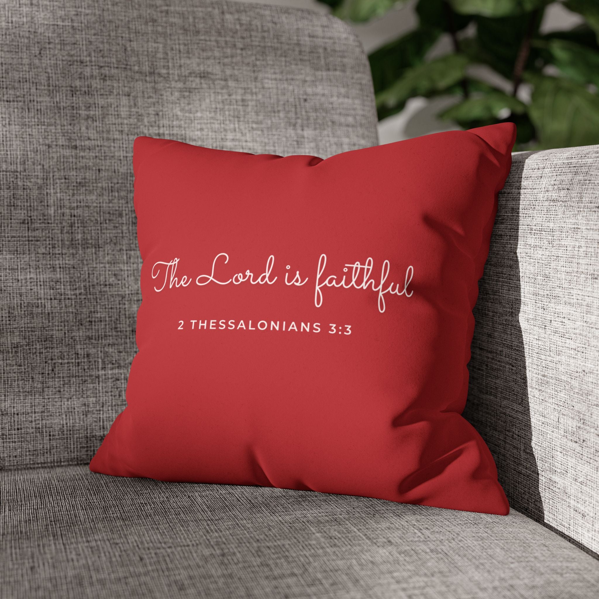 Pillow Cover Christian Minimal Home Décor Faith Design Colorful Pillow Case Bible Verse