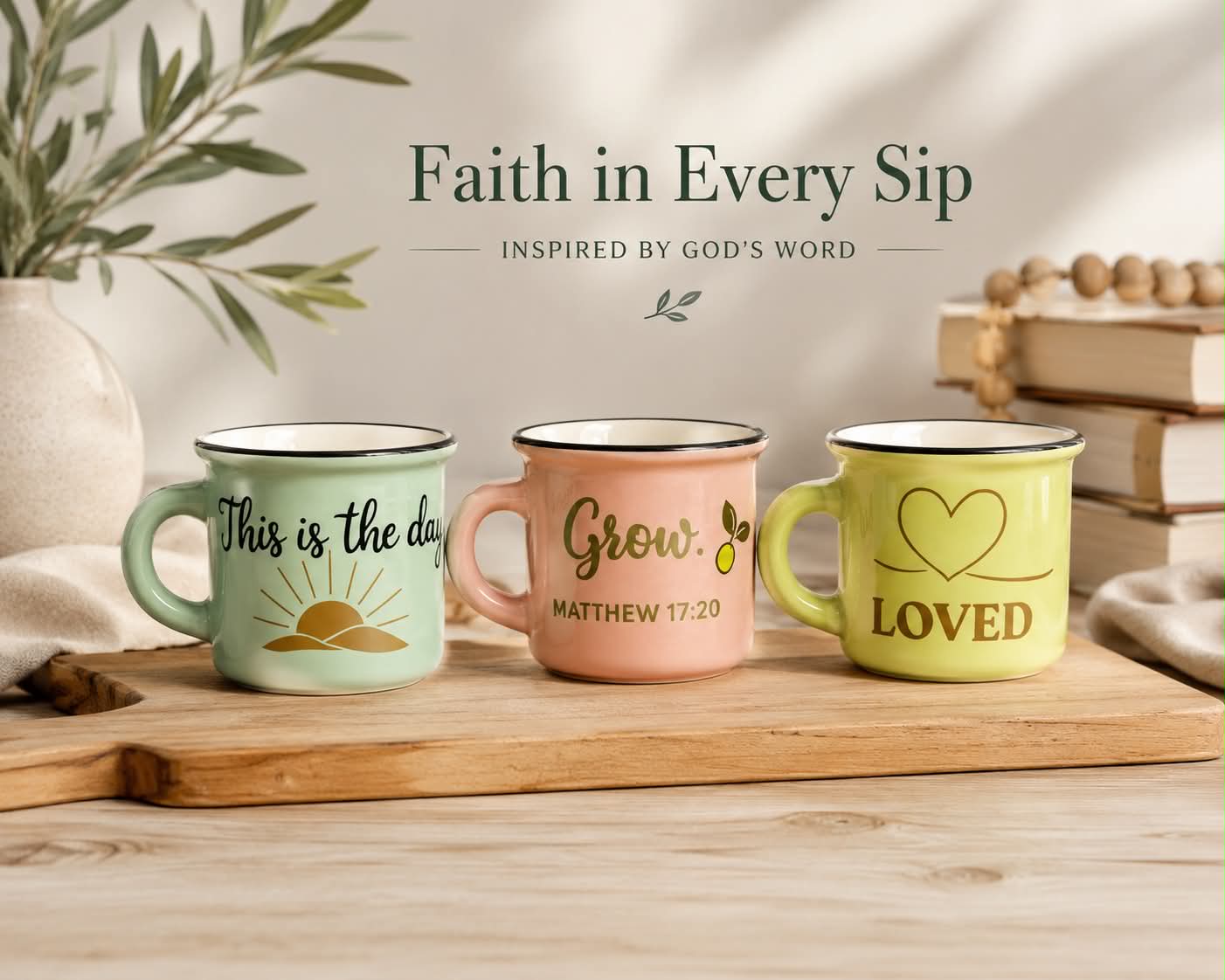Personalized Christian Mini Espresso Mug 2oz Bible Verse Ceramic Cup Gift for Coffee Lover