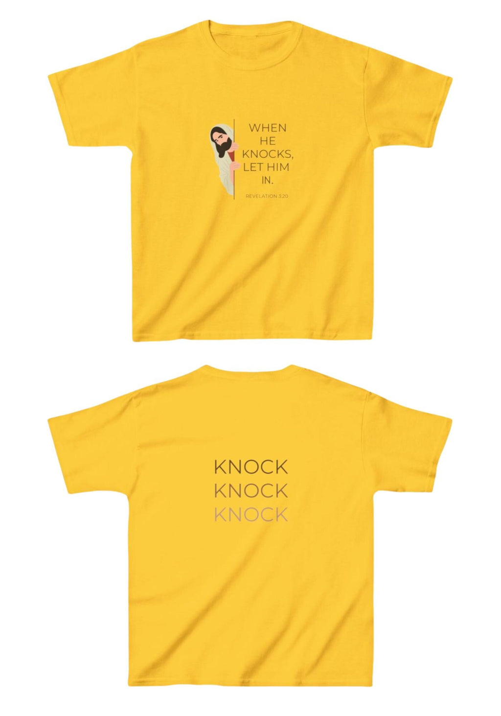 Kids Christian T-Shirt Inspirational Bible Verse Tee Faith Apparel for Young Adults