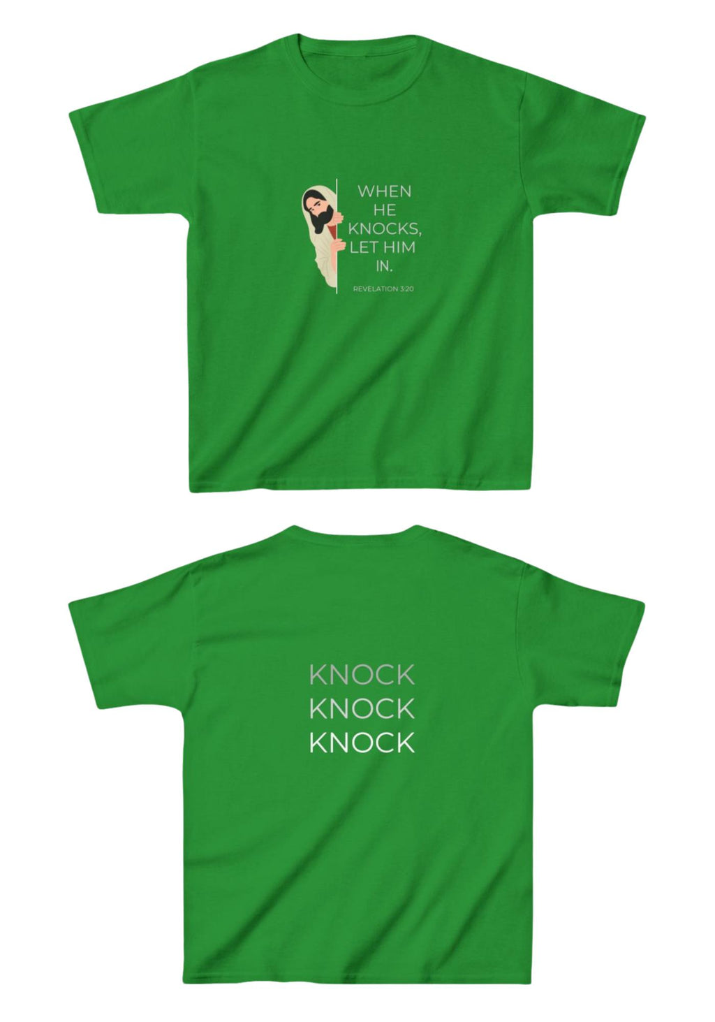 Kids Christian T-Shirt Inspirational Bible Verse Tee Faith Apparel for Young Adults