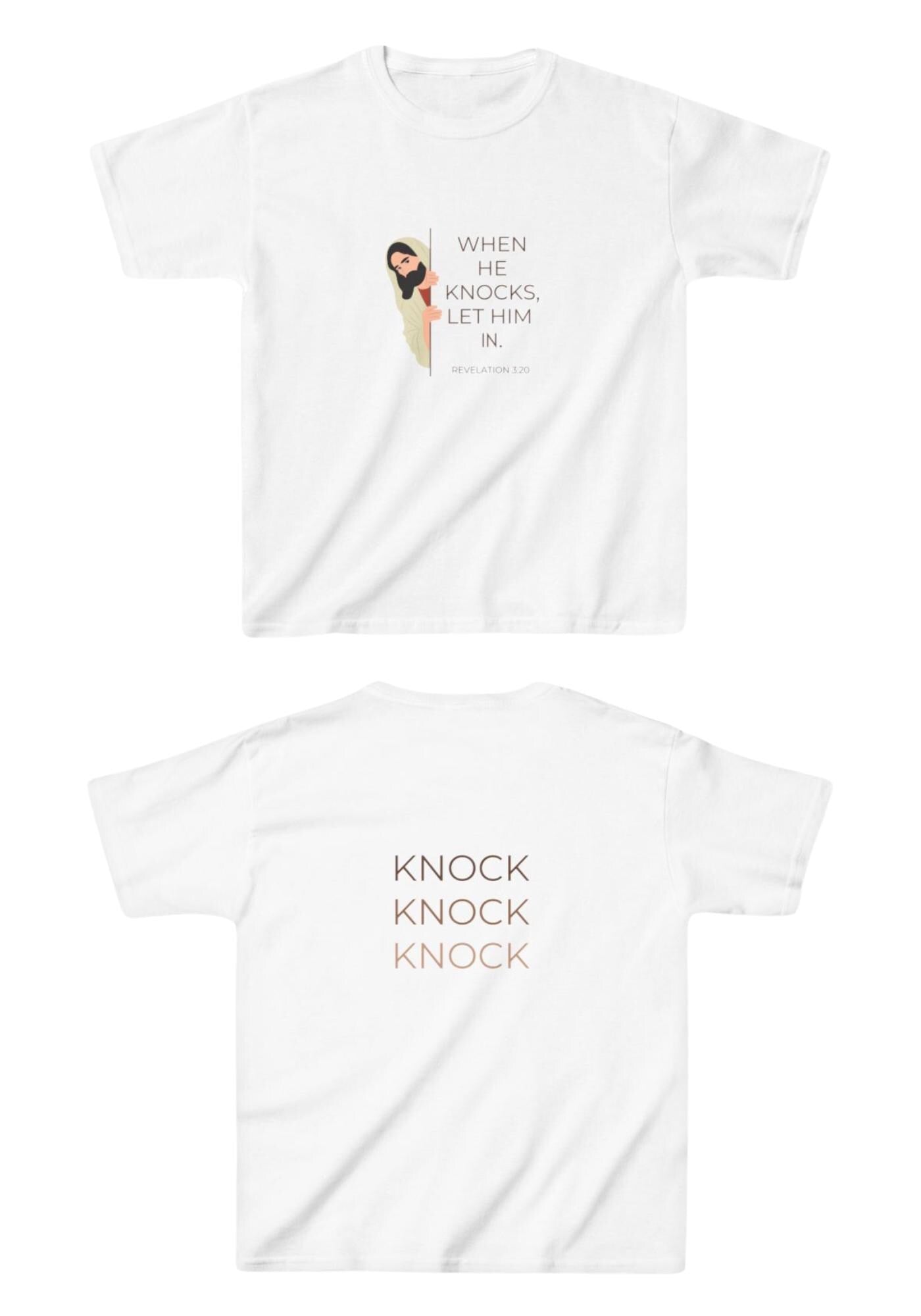 Kids Christian T-Shirt Inspirational Bible Verse Tee Faith Apparel for Young Adults
