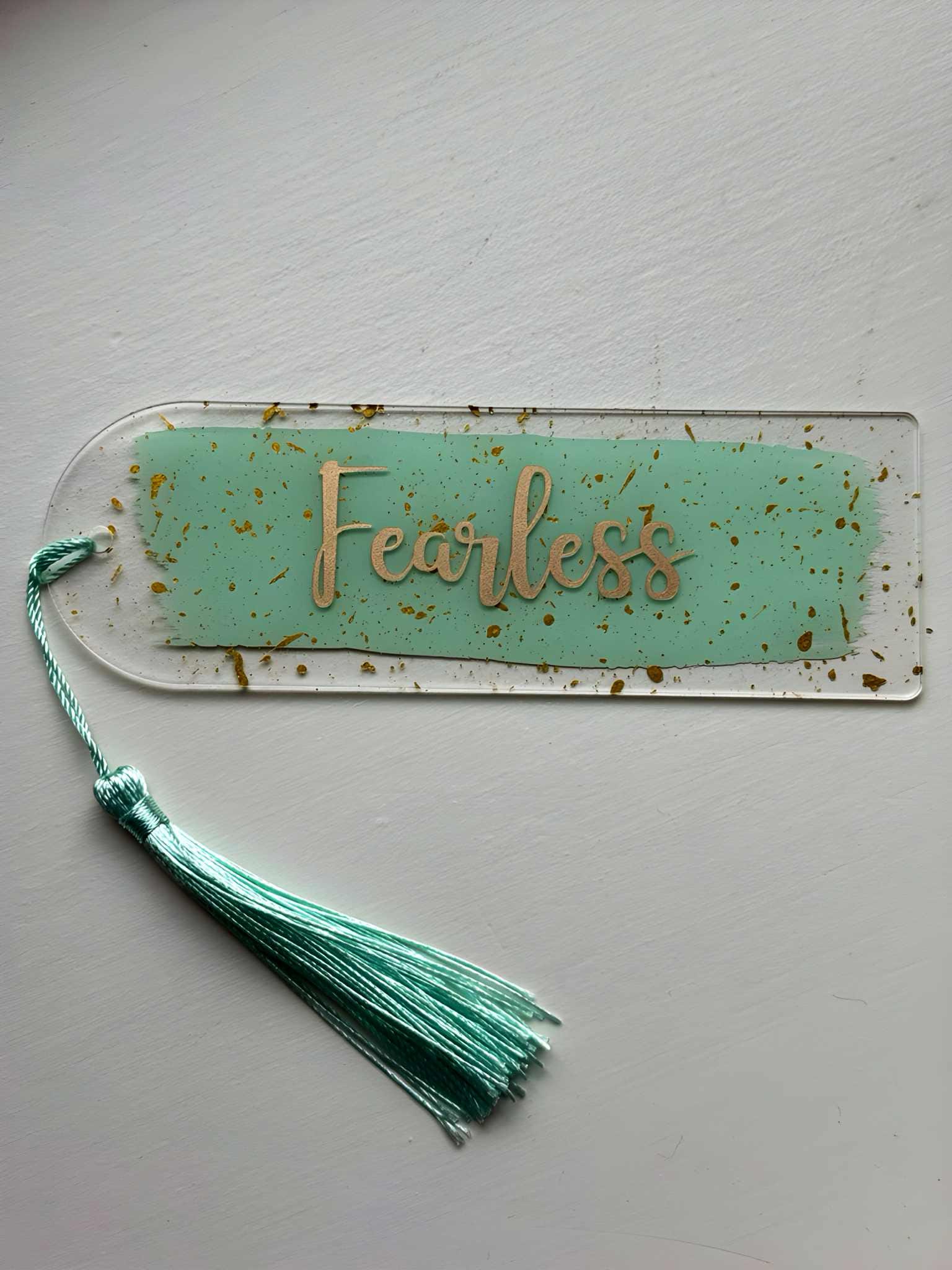 Handmade Acrylic Bookmark Personalized Teacher's Day Gift Custom Bible Words & Names Teacher Appreciation Gift