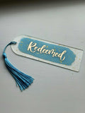 Handmade Acrylic Bookmark Personalized Teacher's Day Gift Custom Bible Words & Names Teacher Appreciation Gift