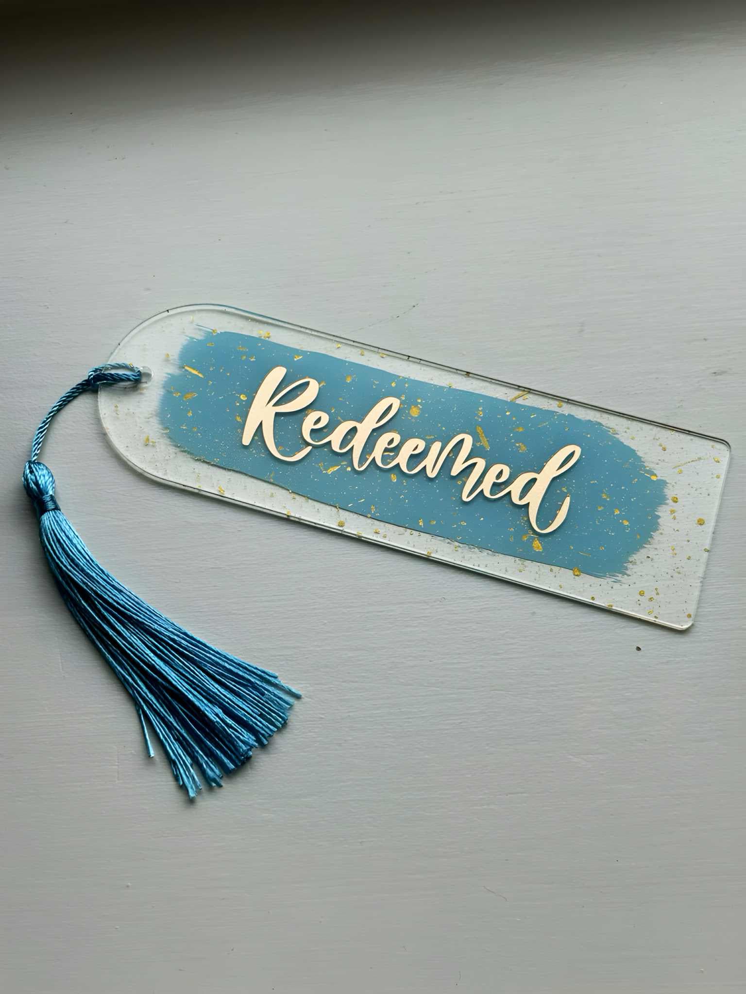 Handmade Acrylic Bookmark Personalized Teacher's Day Gift Custom Bible Words & Names Teacher Appreciation Gift
