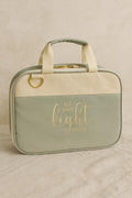 Personalized Pastel Pink Bible Cover Bag | Customize with Verse & Name
