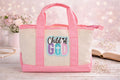 Personalized Children's Canvas Tote Faith Bag for Kids Gift Bible Verse Handbag Birthday Gift