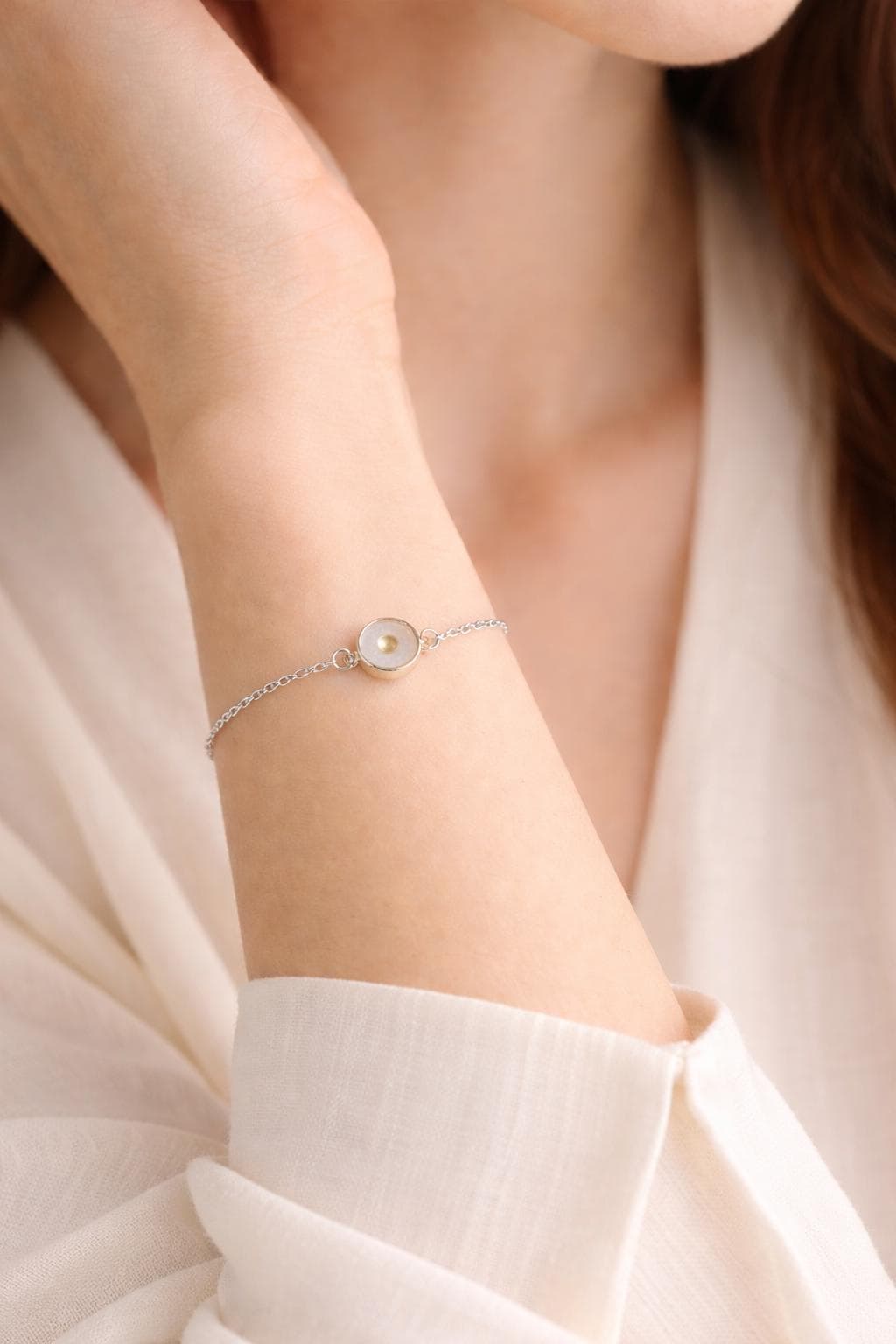 Mustard Seed Faith Bracelet, Stainless Steel Christian Jewelry, Present for Her