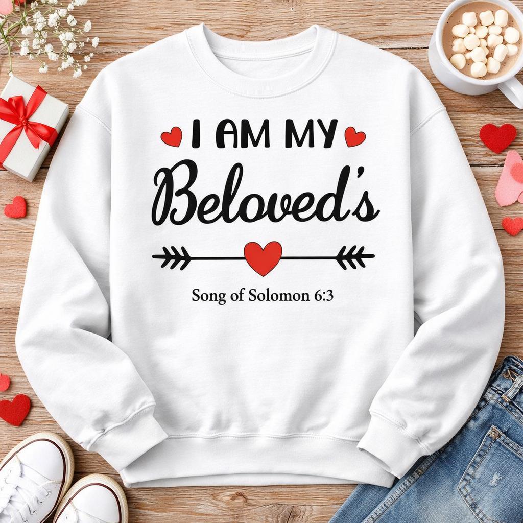 Sweatshirt Set for Christian Couples  Personalized Faith Gift for His and Hers Wedding Present