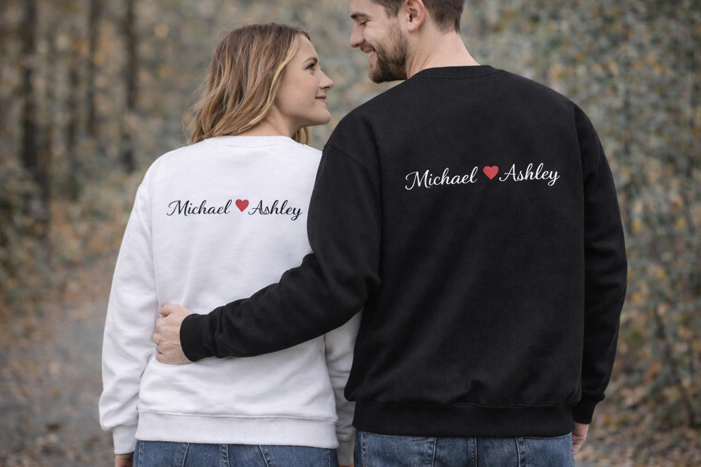 Sweatshirt Set for Christian Couples  Personalized Faith Gift for His and Hers Wedding Present