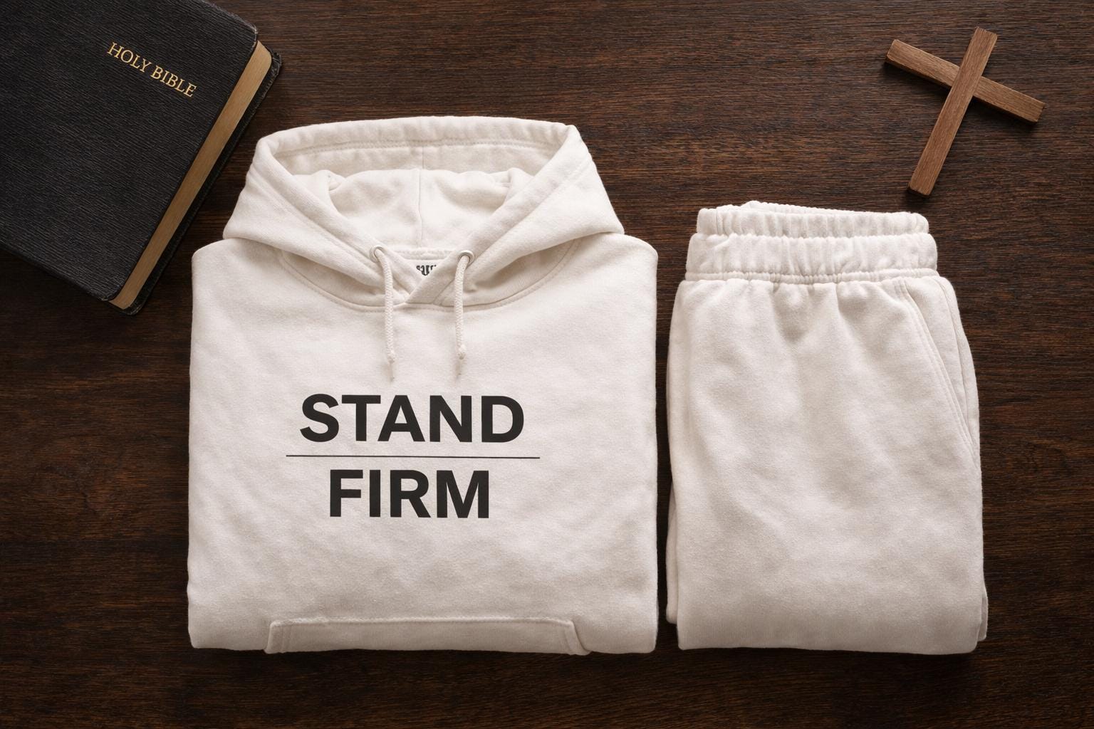 Christian Sweatshirt and Sweatpants Set For Women Bible Verse Cozy Apparel Mother’s Day Gift