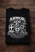 Personalized Armor of God T-shirt Christian Men's Gift Shirt Faith Apparel for Loved Ones