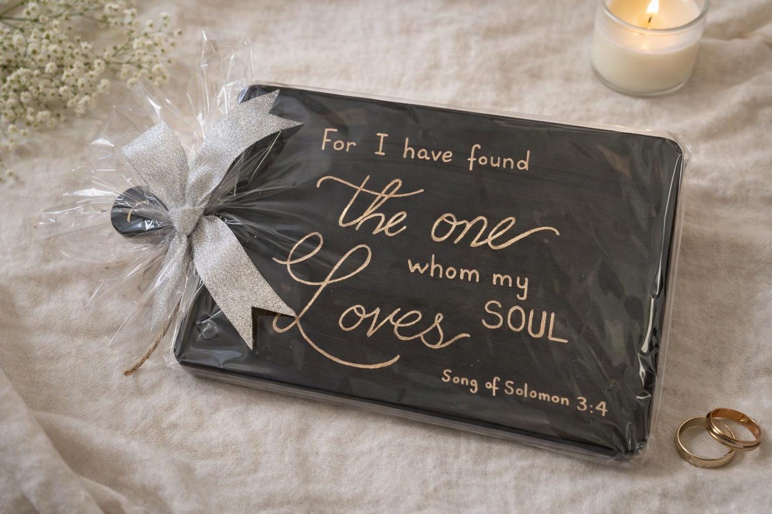 Engraved Scripture Wooden Board Personalized Gift Meaningful Keepsake