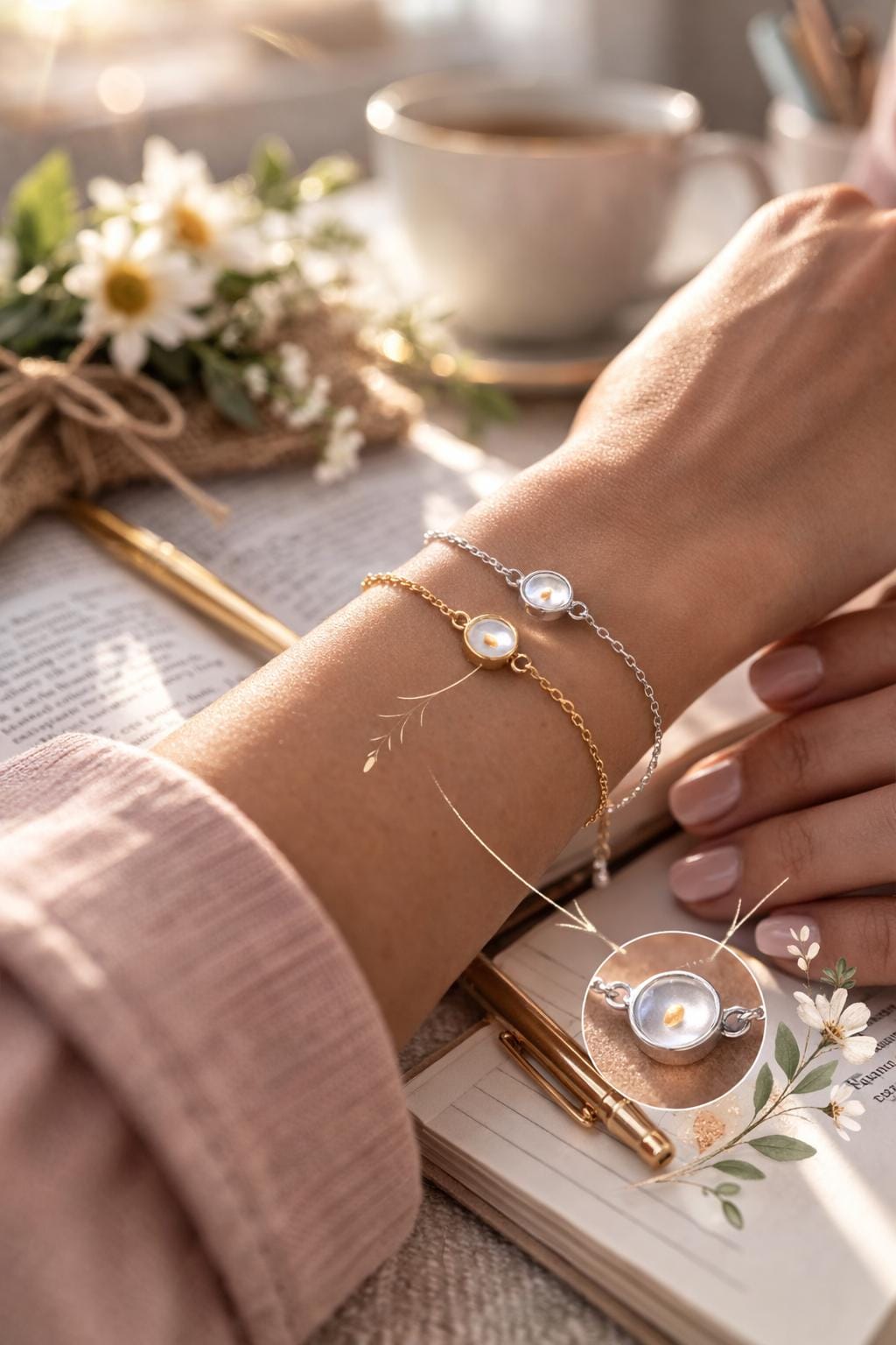 Teacher’s Day Mustard Seed Bracelet Gold/Silver Plated Christian Teacher Appreciation Gift Ready Box