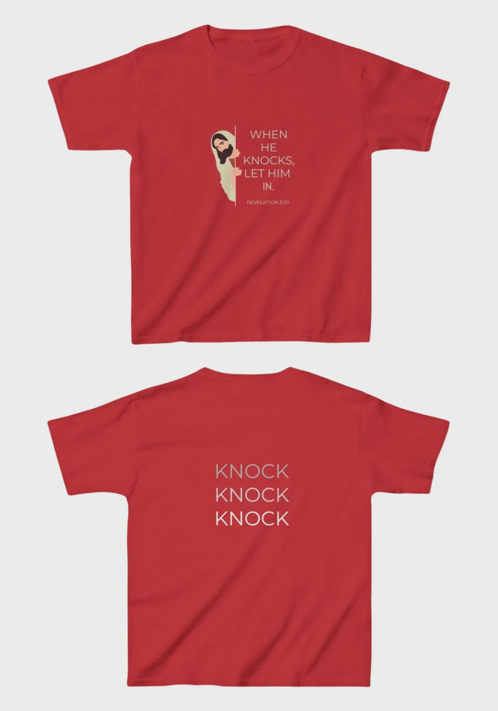 Kids Christian T-Shirt Inspirational Bible Verse Tee Faith Apparel for Young Adults