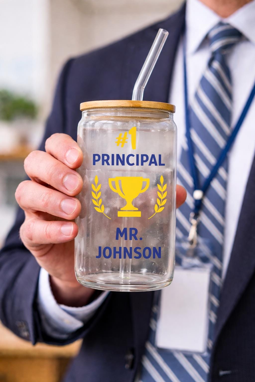 Customized Faith Teachers Glass Tumbler Fun Teacher Appreciation Present Teacher’s Day Gift Ready Box