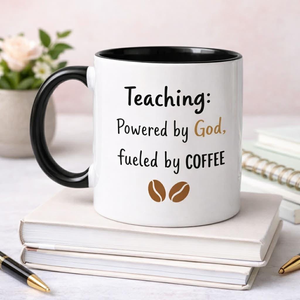 Personalized Mug Teacher's Day Gift Customizable Colorful Handle Cup Teacher Appreciation Gift Ready Mugs