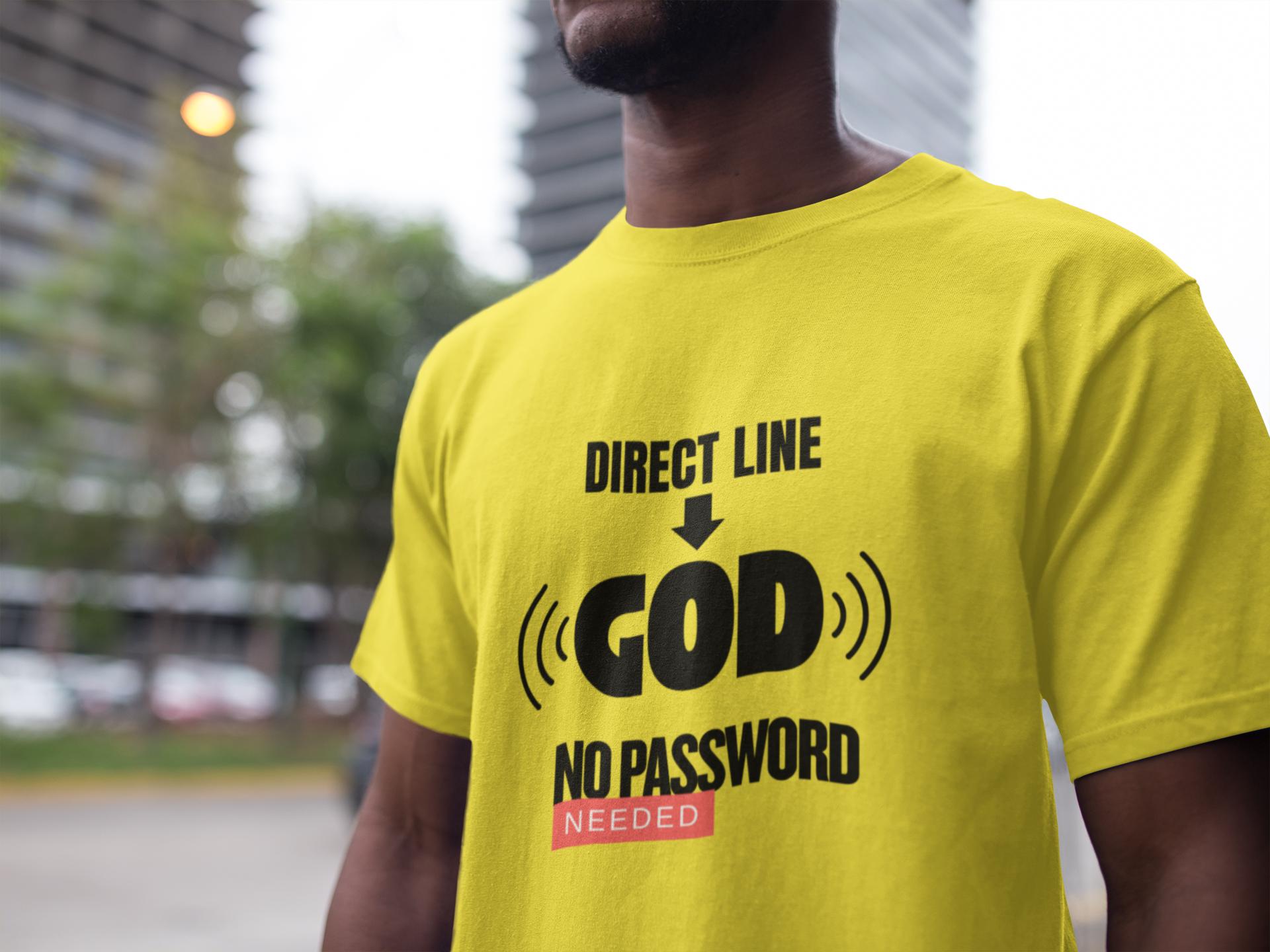 Christian T-Shirt for Fathers Day Gift Faith Based Tee For Dads Customizable Cotton Shirt