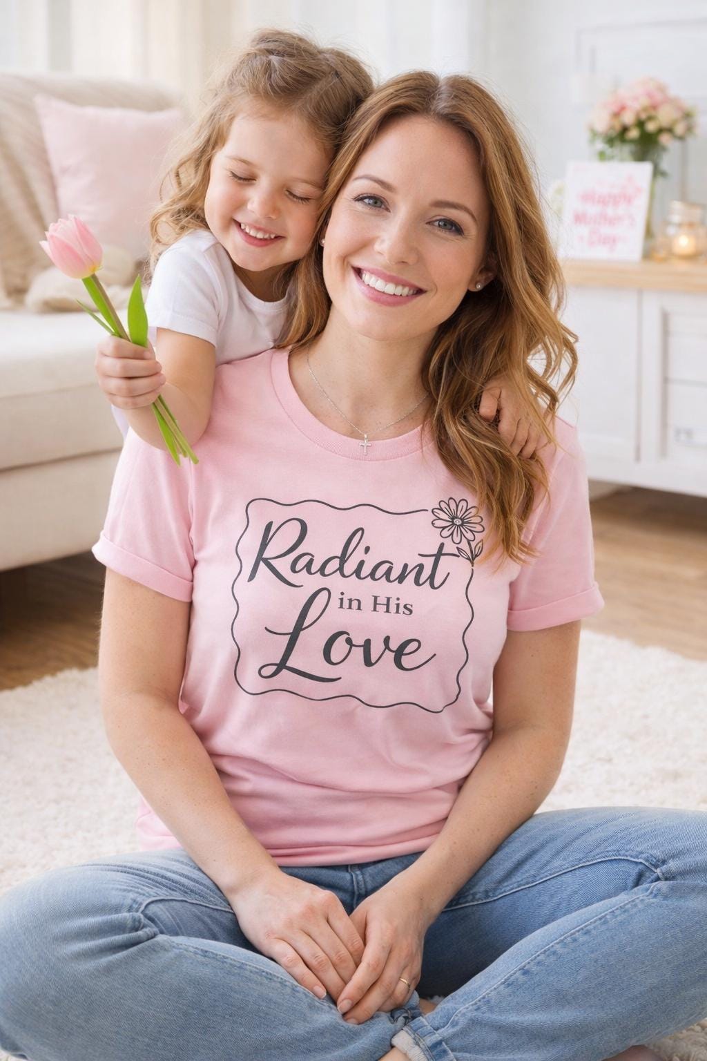 Christian Women's Tshirt Personalized Bible Verse Tee Custom Faith-Based Gift