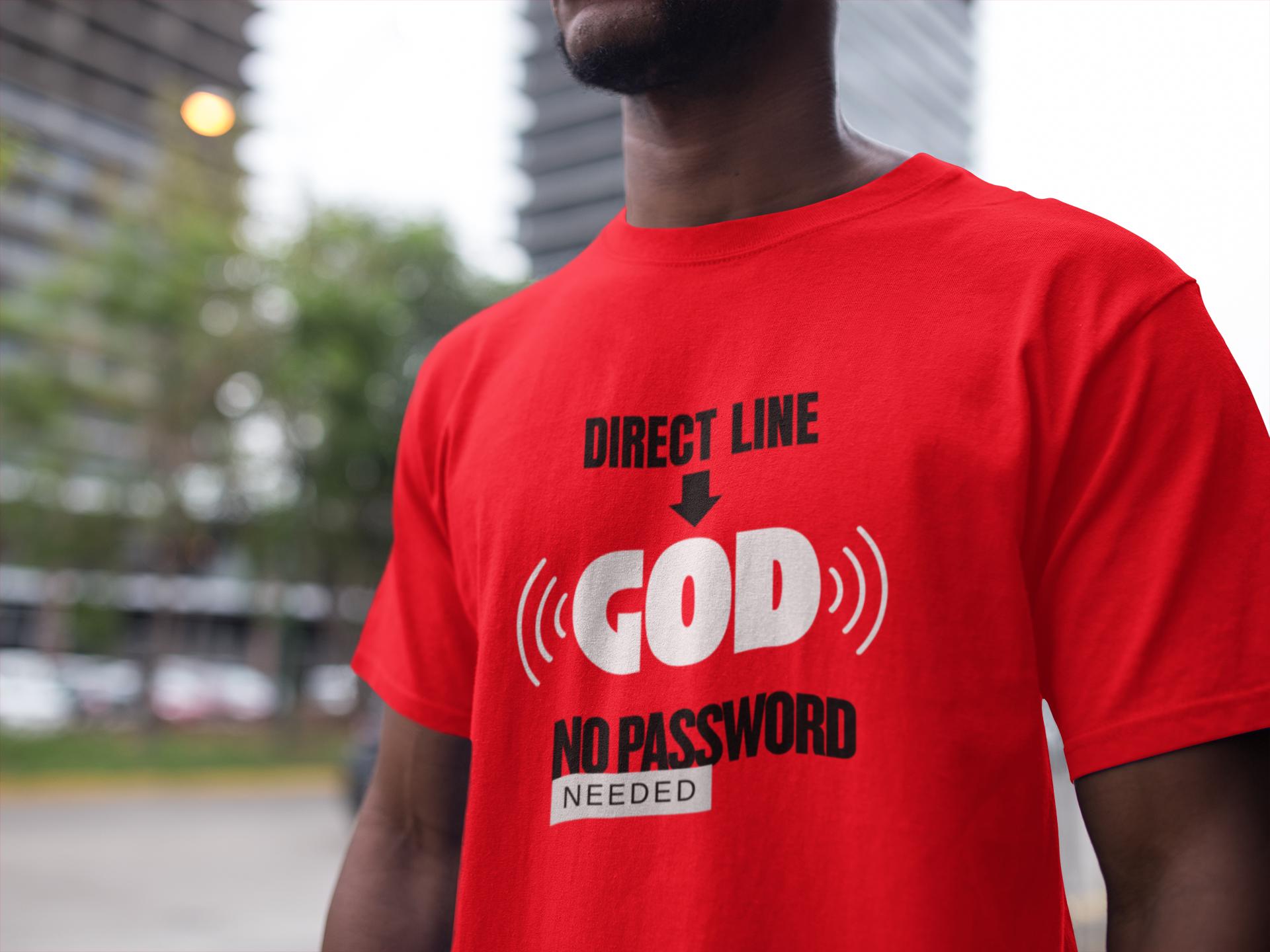 Christian T-Shirt for Fathers Day Gift Faith Based Tee For Dads Customizable Cotton Shirt