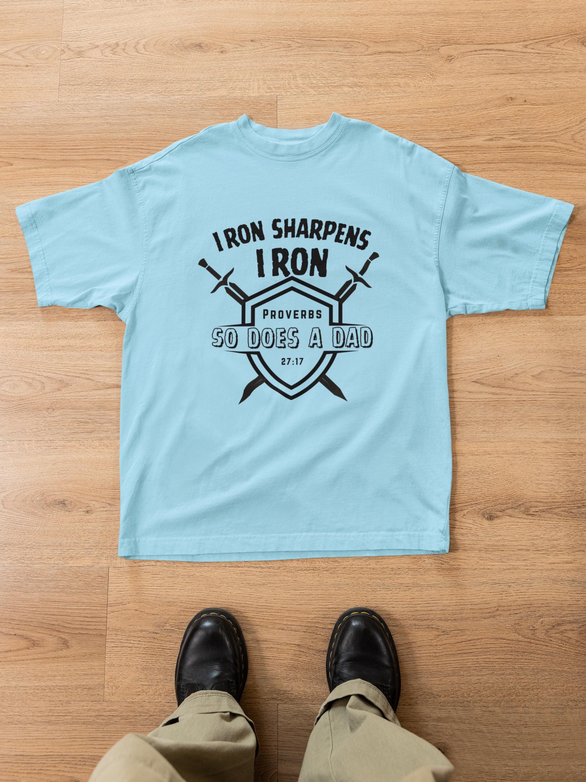 Personalized Christian Father's Day T-Shirt Bible Verse Inspirational Tee Gift for Dad Customizable Names