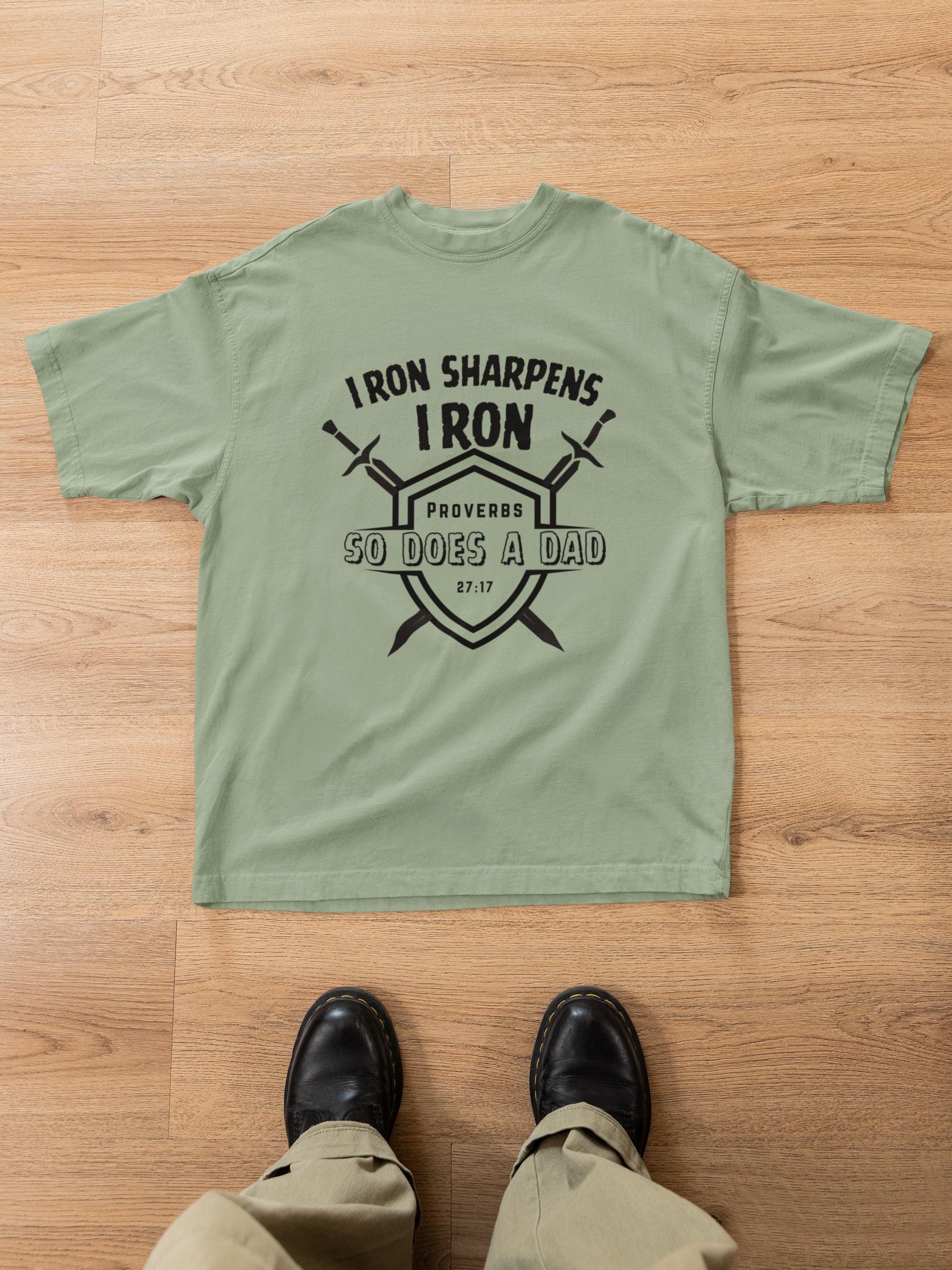 Personalized Christian Father's Day T-Shirt Bible Verse Inspirational Tee Gift for Dad Customizable Names