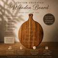 Custom Engraved Wooden Board Christian Gift Personalized Bible Verse Décor Handmade Family Heirloom